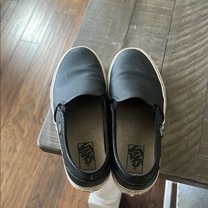 Vans Black Classic Slip-On Sneakers